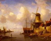 查尔斯 亨利 约瑟夫 雷克尔特 : Winter and Summer Canal Scenes